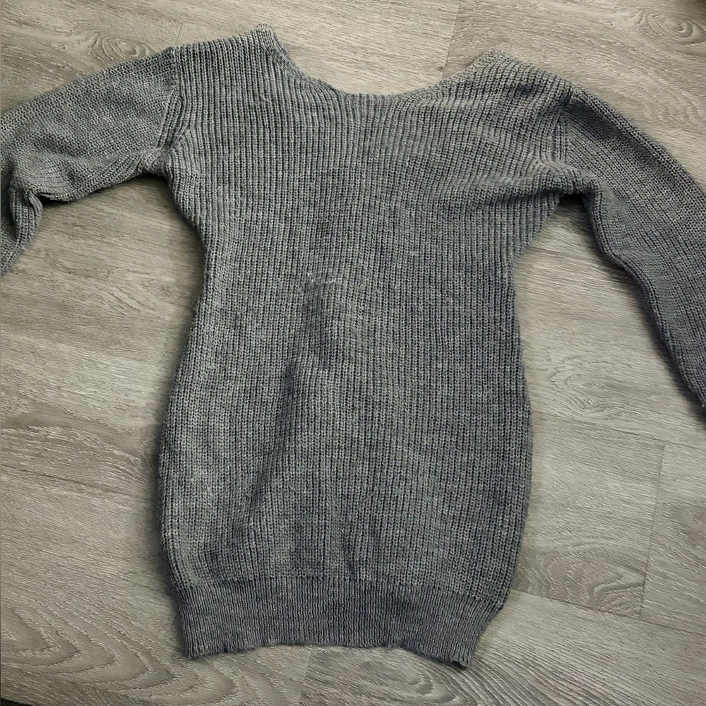 Gray Women's Sweater/Sweater Dress